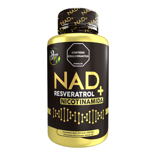 NAD+RESVERATROL Y NICOTINAMIDA X100 UND