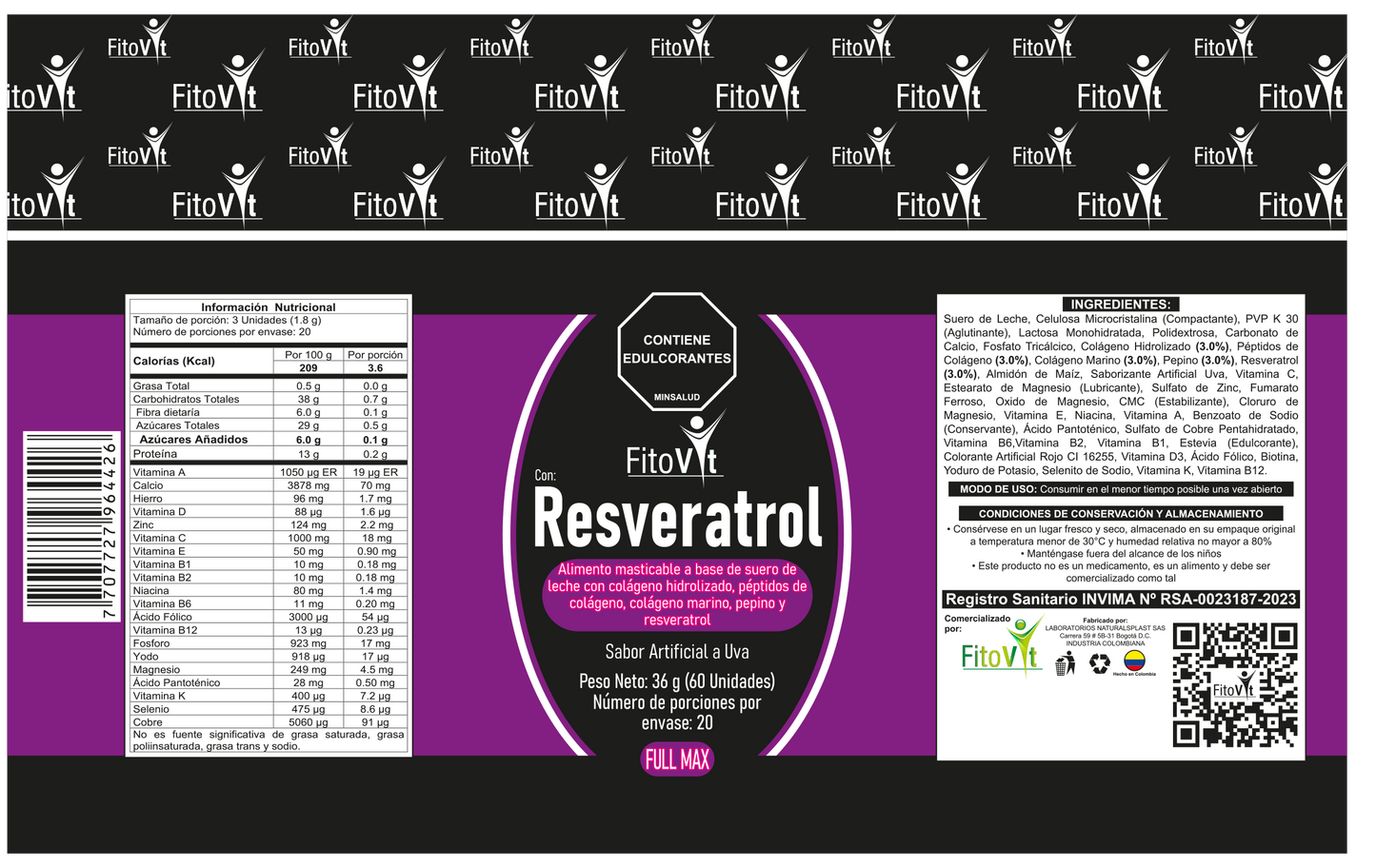 RESVERATROL X 60 UND FITOVIT