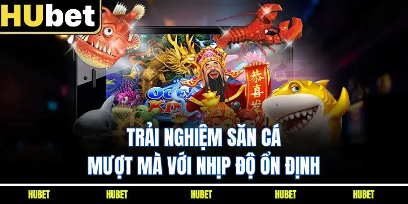 Trải nghiệm săn cá mượt mà với nhịp độ ổn định